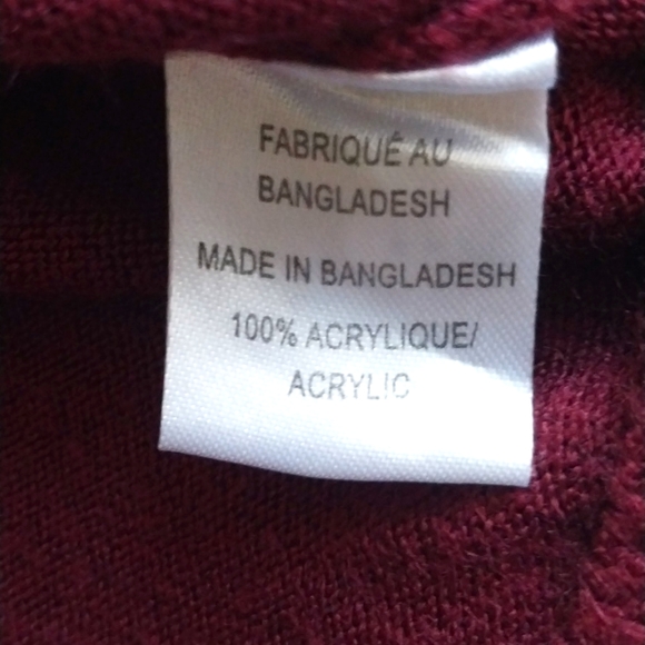 Lily Morgan V-neck Button Front Cardigan Plum Plus size - Picture 6 of 9